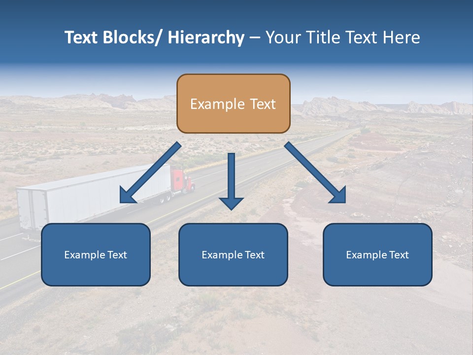 Road Asphalt Transport PowerPoint Template