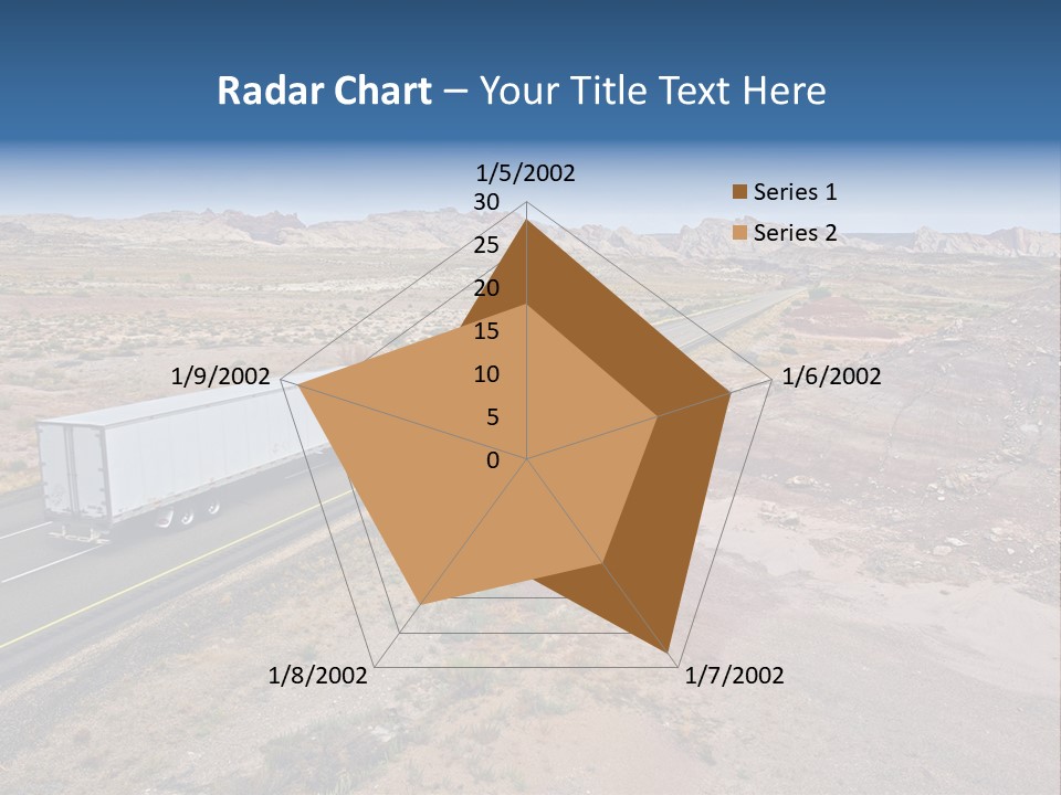 Road Asphalt Transport PowerPoint Template