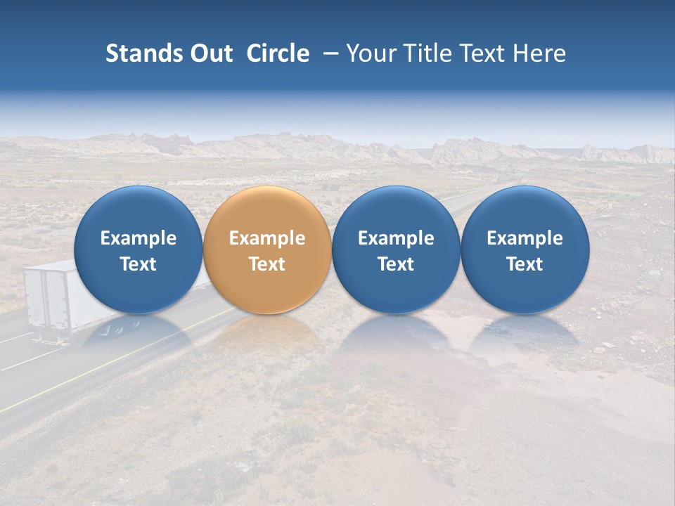 Road Asphalt Transport PowerPoint Template