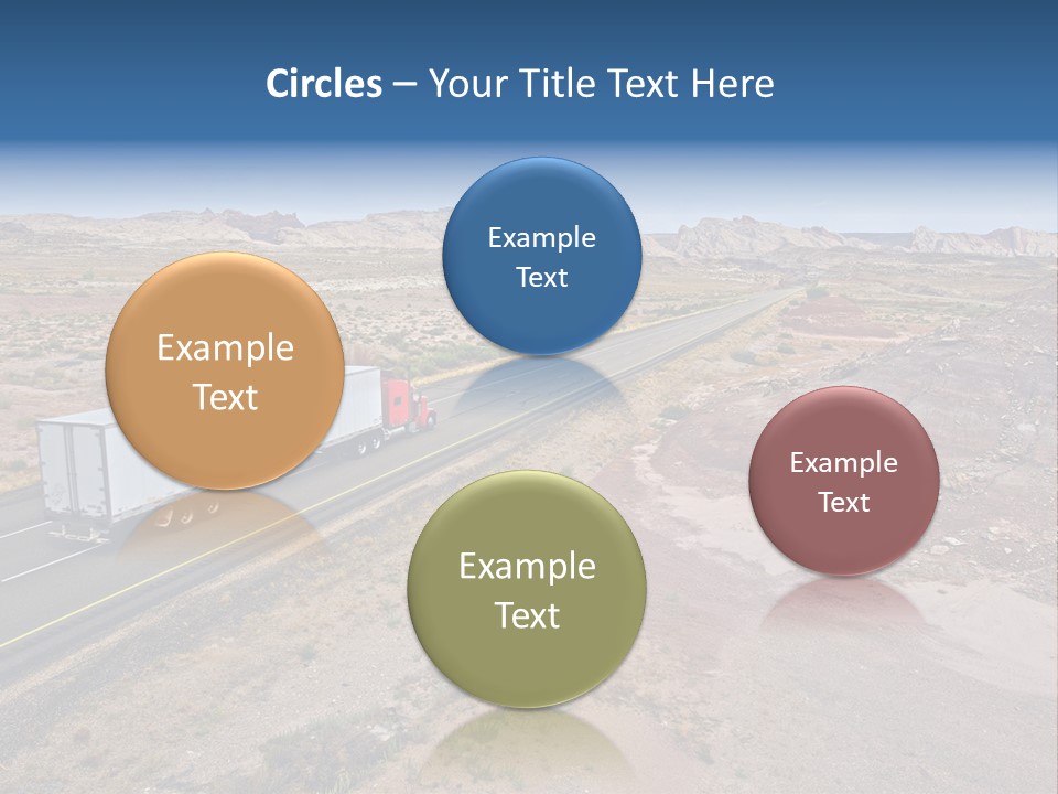 Road Asphalt Transport PowerPoint Template