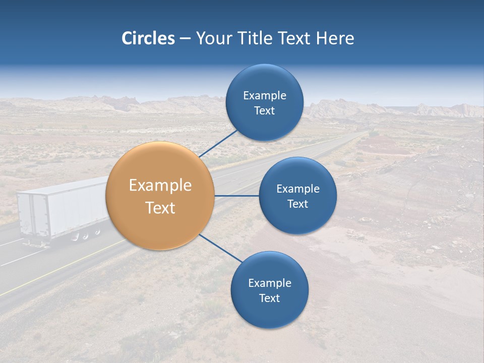 Road Asphalt Transport PowerPoint Template