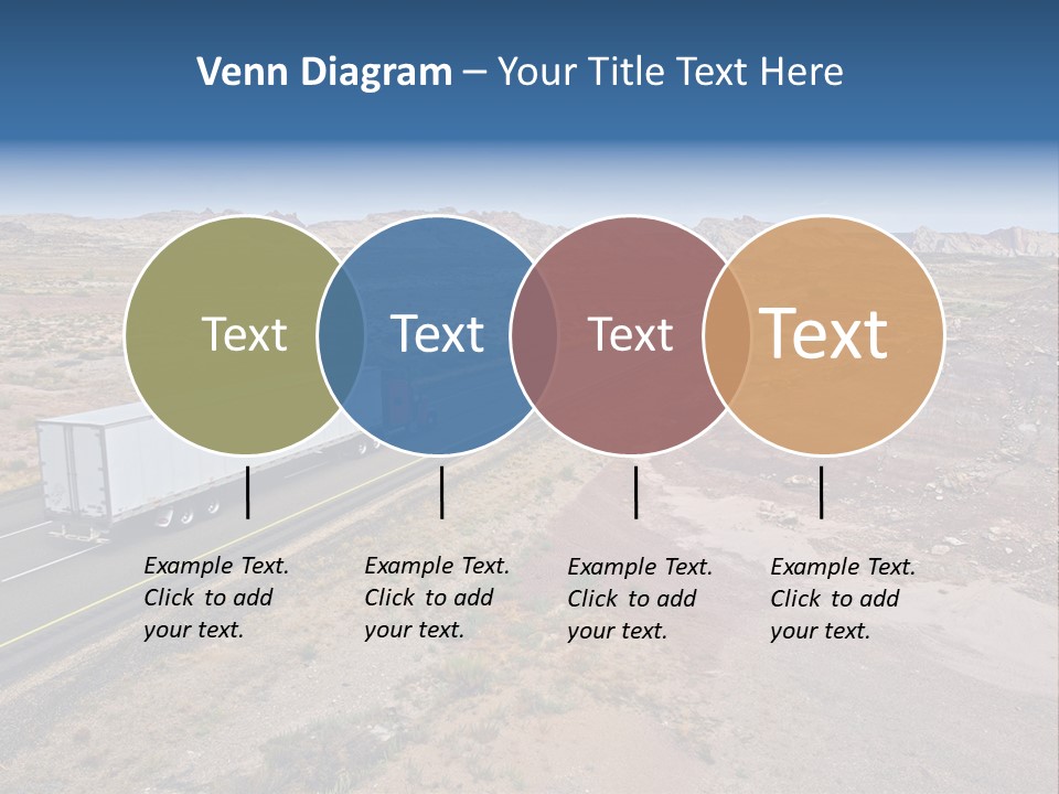 Road Asphalt Transport PowerPoint Template