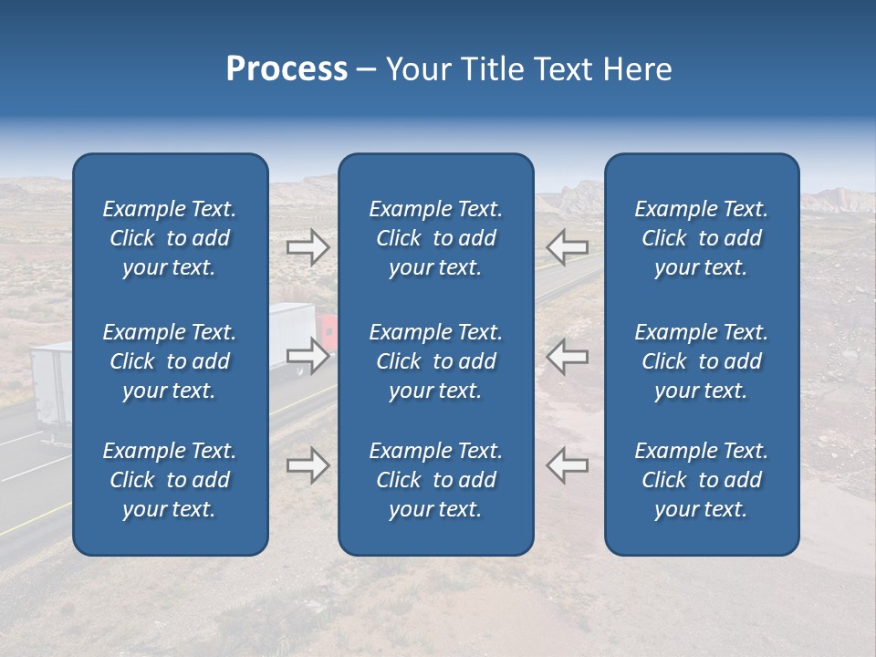 Road Asphalt Transport PowerPoint Template