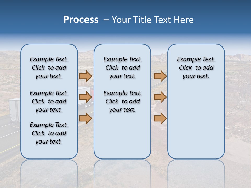 Road Asphalt Transport PowerPoint Template