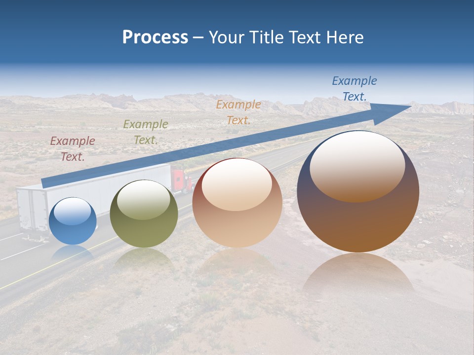 Road Asphalt Transport PowerPoint Template
