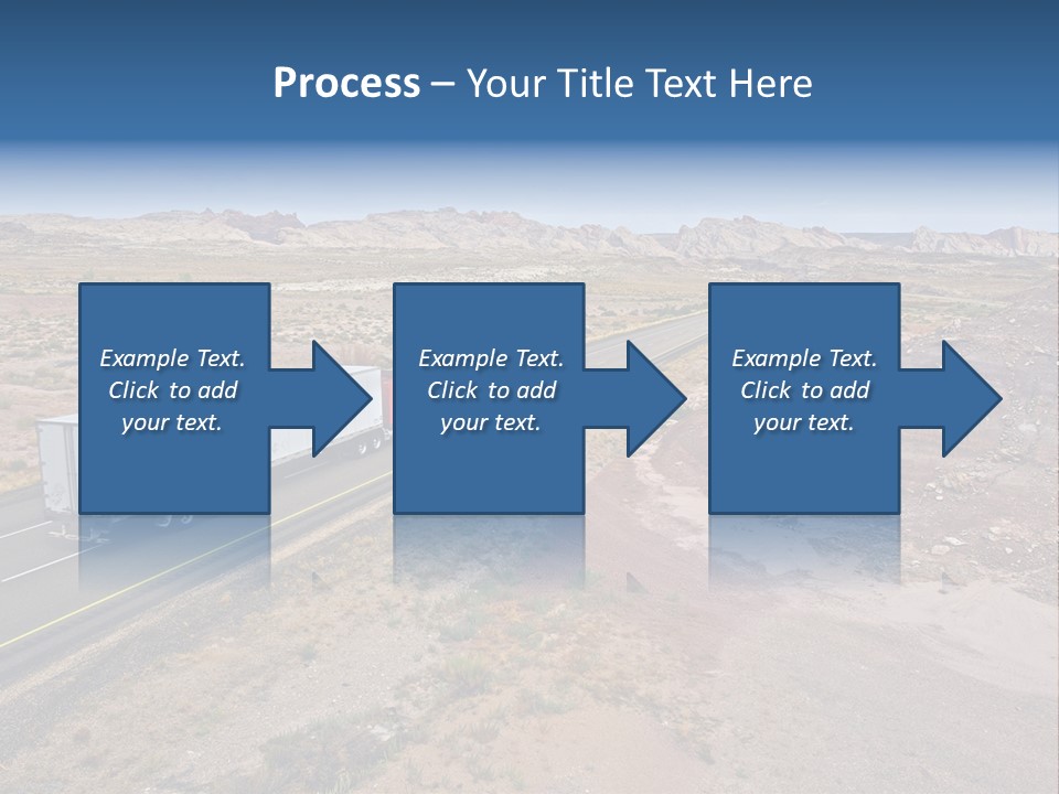 Road Asphalt Transport PowerPoint Template