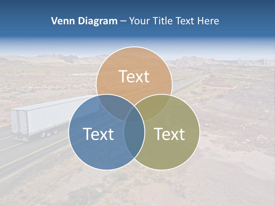 Road Asphalt Transport PowerPoint Template