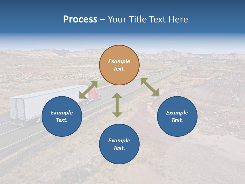 Road Asphalt Transport PowerPoint Template