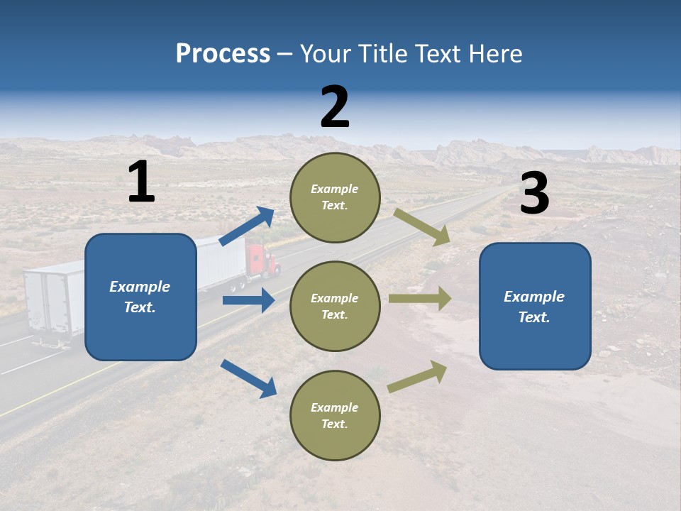 Road Asphalt Transport PowerPoint Template