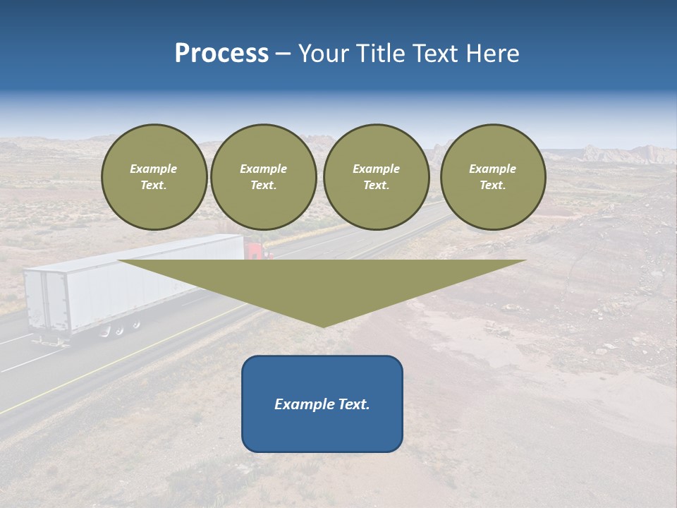 Road Asphalt Transport PowerPoint Template