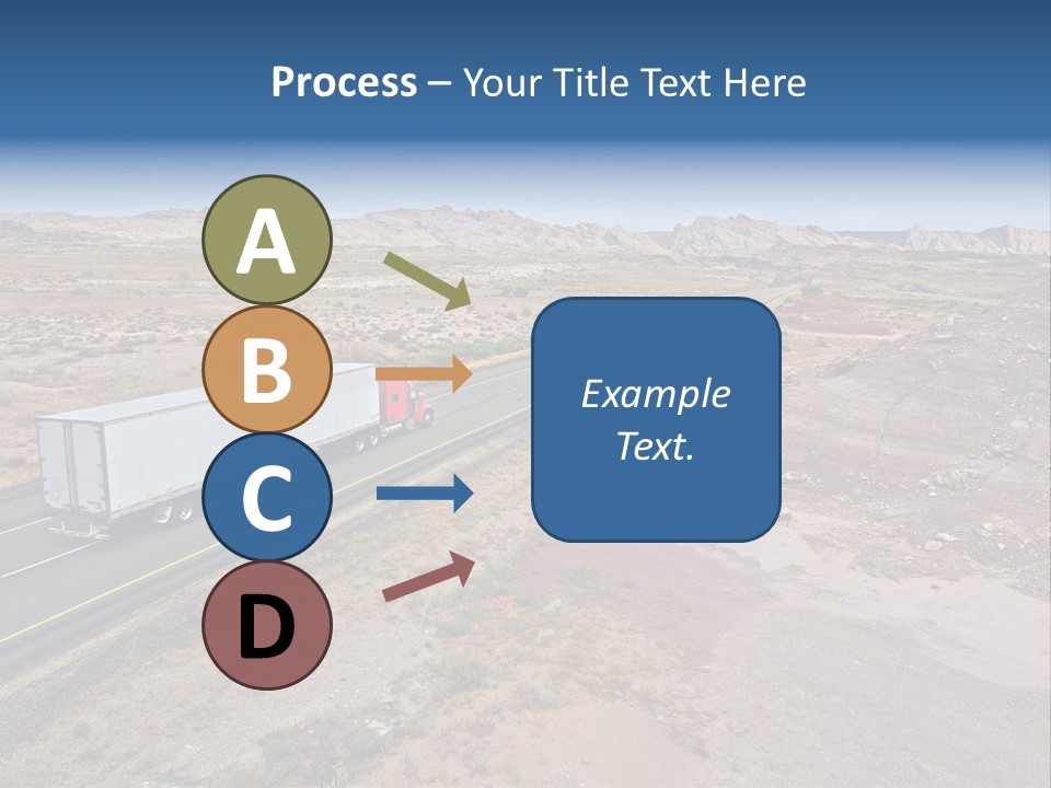 Road Asphalt Transport PowerPoint Template