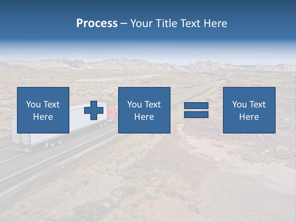 Road Asphalt Transport PowerPoint Template