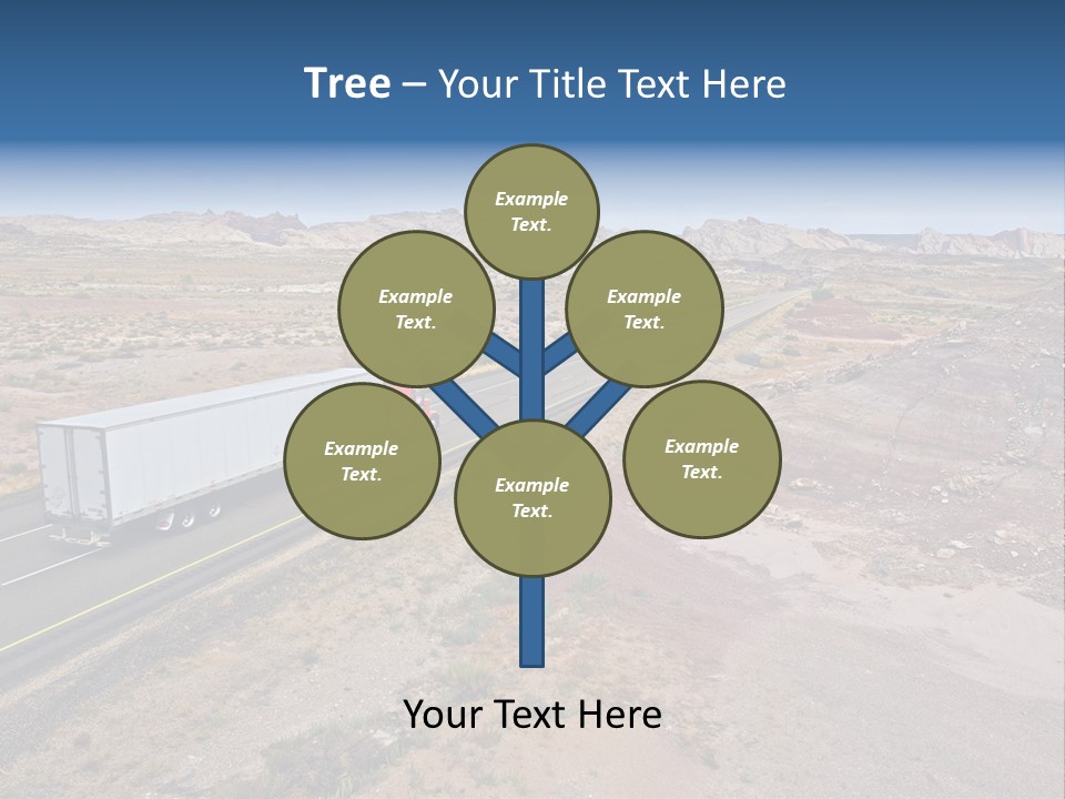 Road Asphalt Transport PowerPoint Template