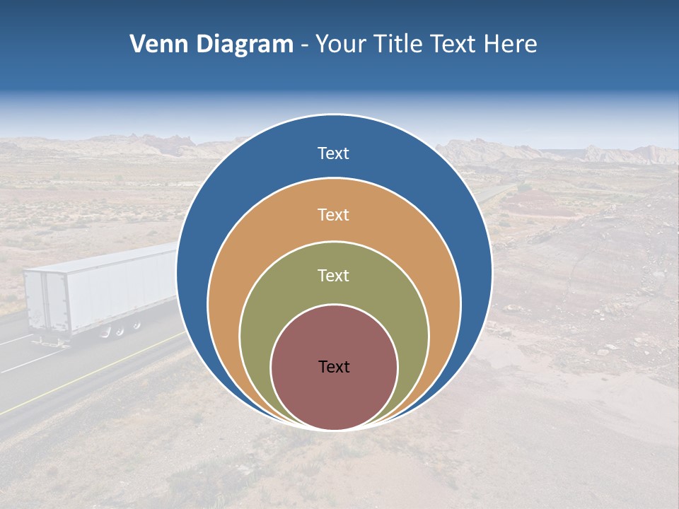 Road Asphalt Transport PowerPoint Template