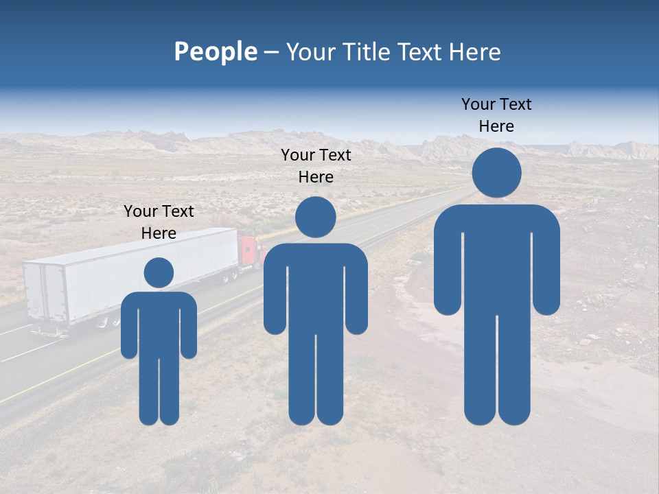 Road Asphalt Transport PowerPoint Template