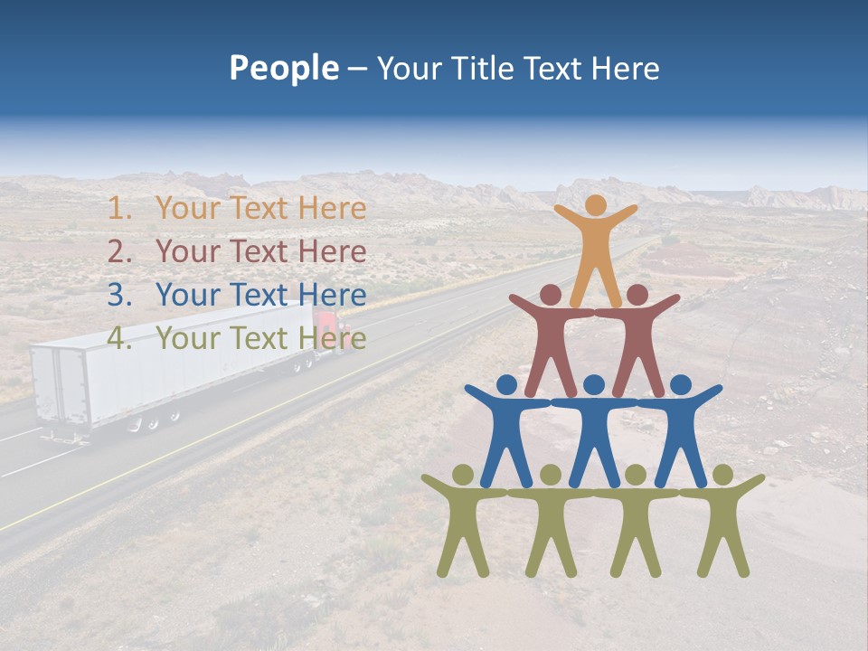 Road Asphalt Transport PowerPoint Template