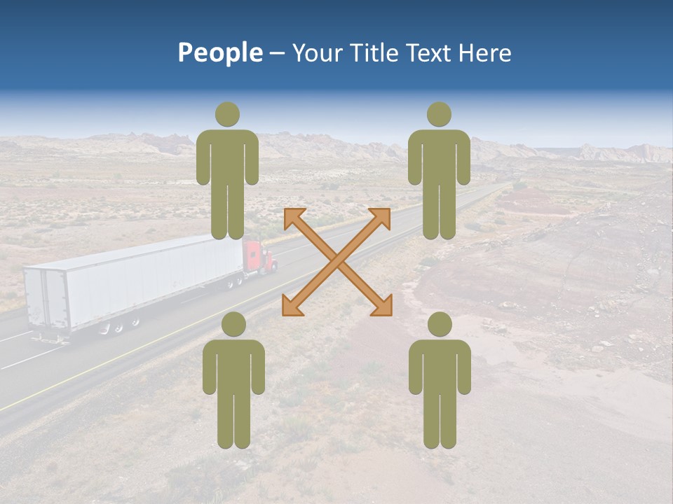 Road Asphalt Transport PowerPoint Template