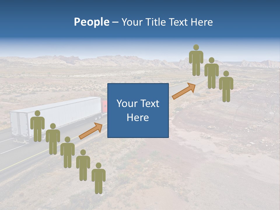 Road Asphalt Transport PowerPoint Template