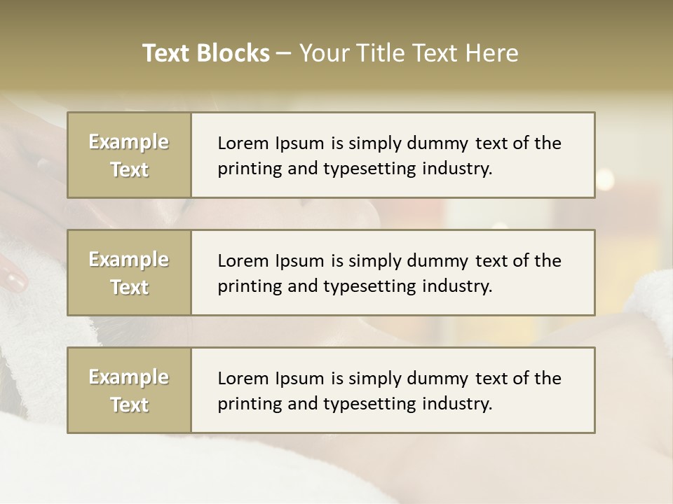 Therapist Sexy Tranquil PowerPoint Template