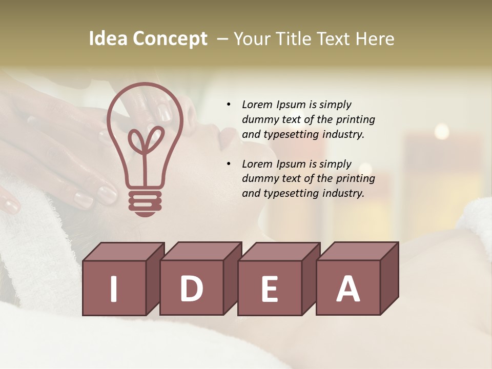 Therapist Sexy Tranquil PowerPoint Template