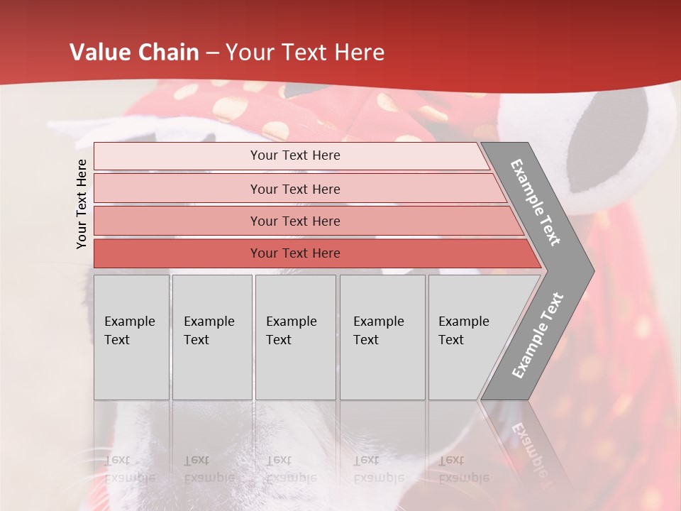 Silly Puppy Cute Funny Costume PowerPoint Template