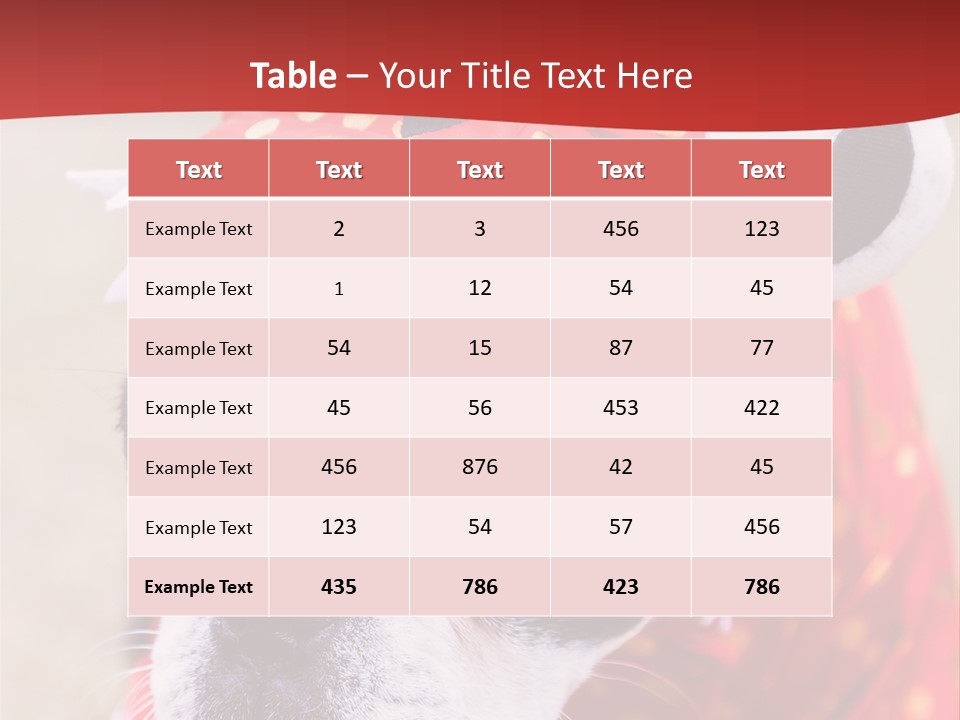 Silly Puppy Cute Funny Costume PowerPoint Template