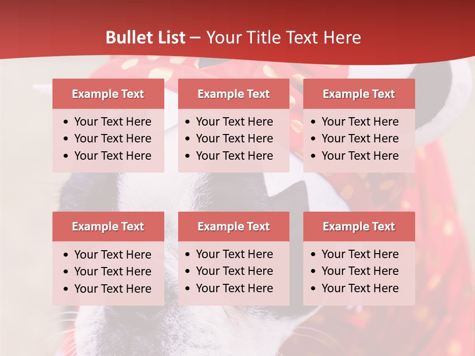 Silly Puppy Cute Funny Costume PowerPoint Template