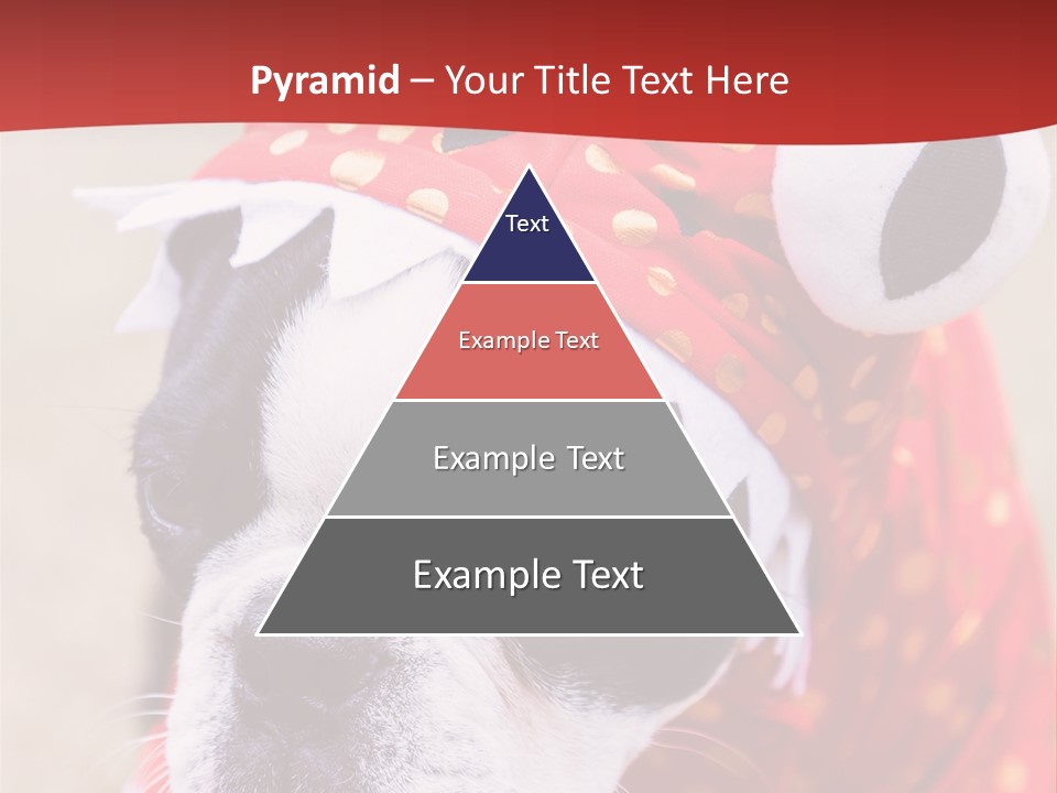 Silly Puppy Cute Funny Costume PowerPoint Template