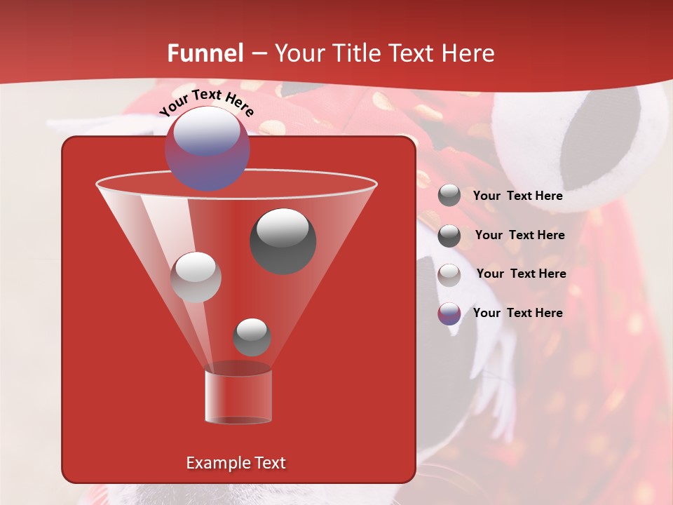 Silly Puppy Cute Funny Costume PowerPoint Template