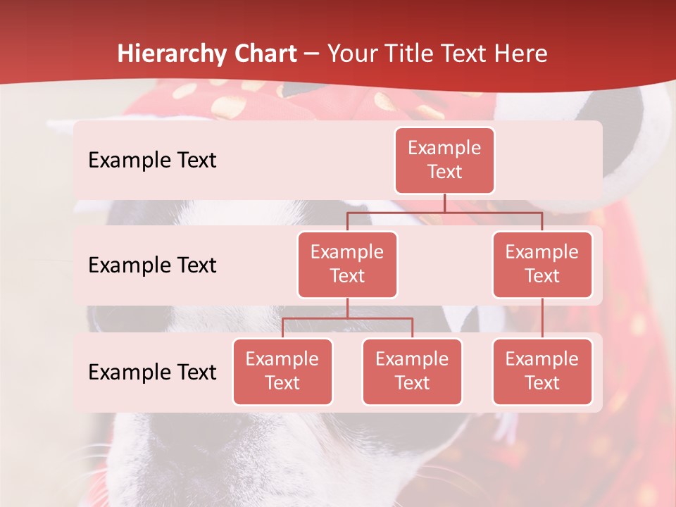 Silly Puppy Cute Funny Costume PowerPoint Template