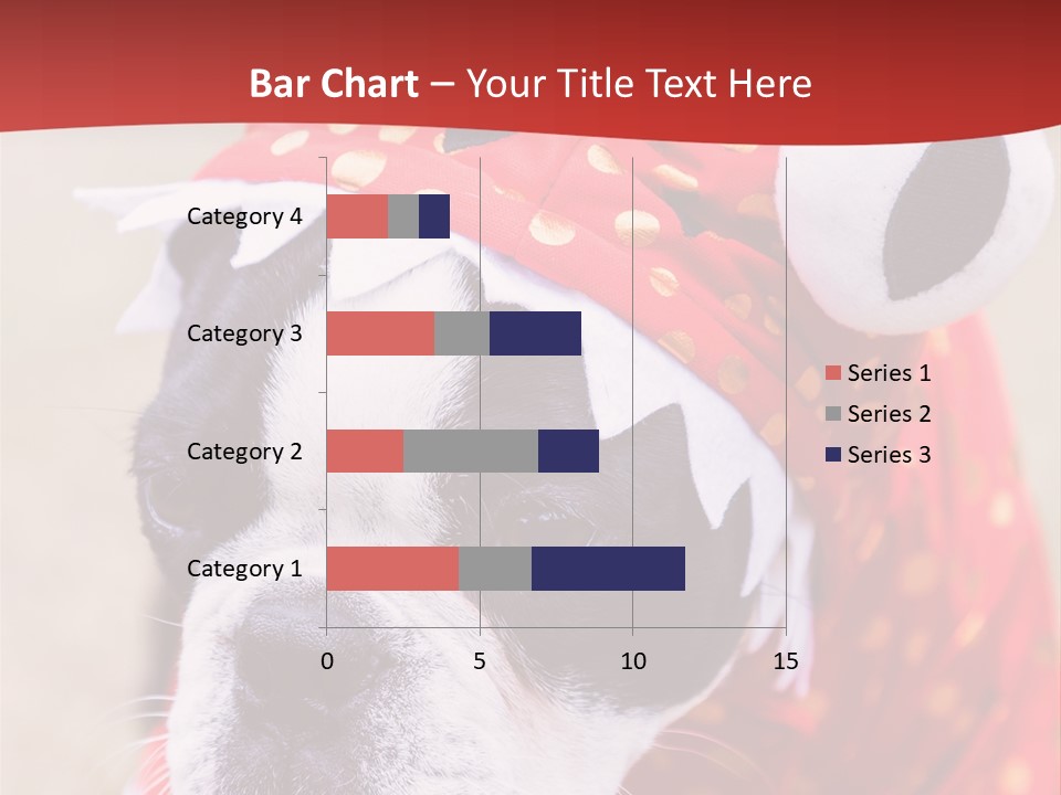 Silly Puppy Cute Funny Costume PowerPoint Template