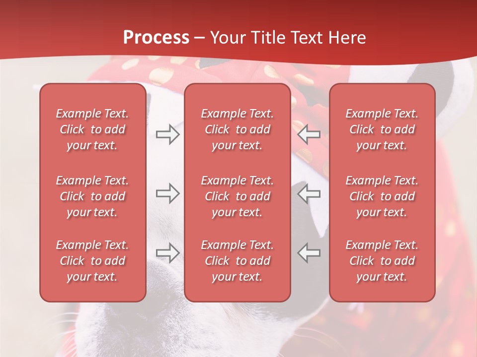 Silly Puppy Cute Funny Costume PowerPoint Template