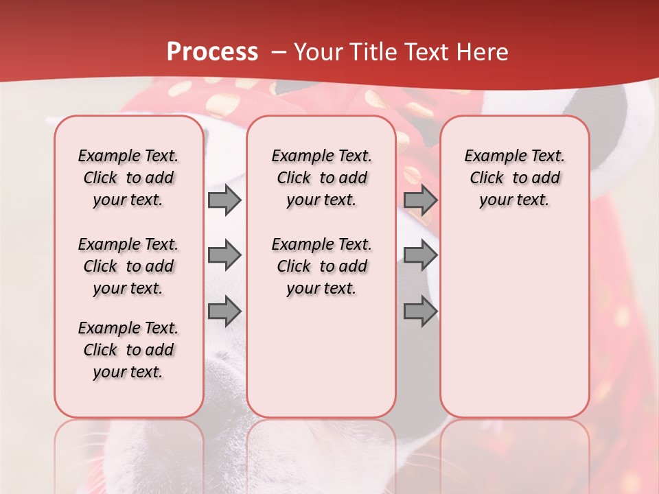 Silly Puppy Cute Funny Costume PowerPoint Template
