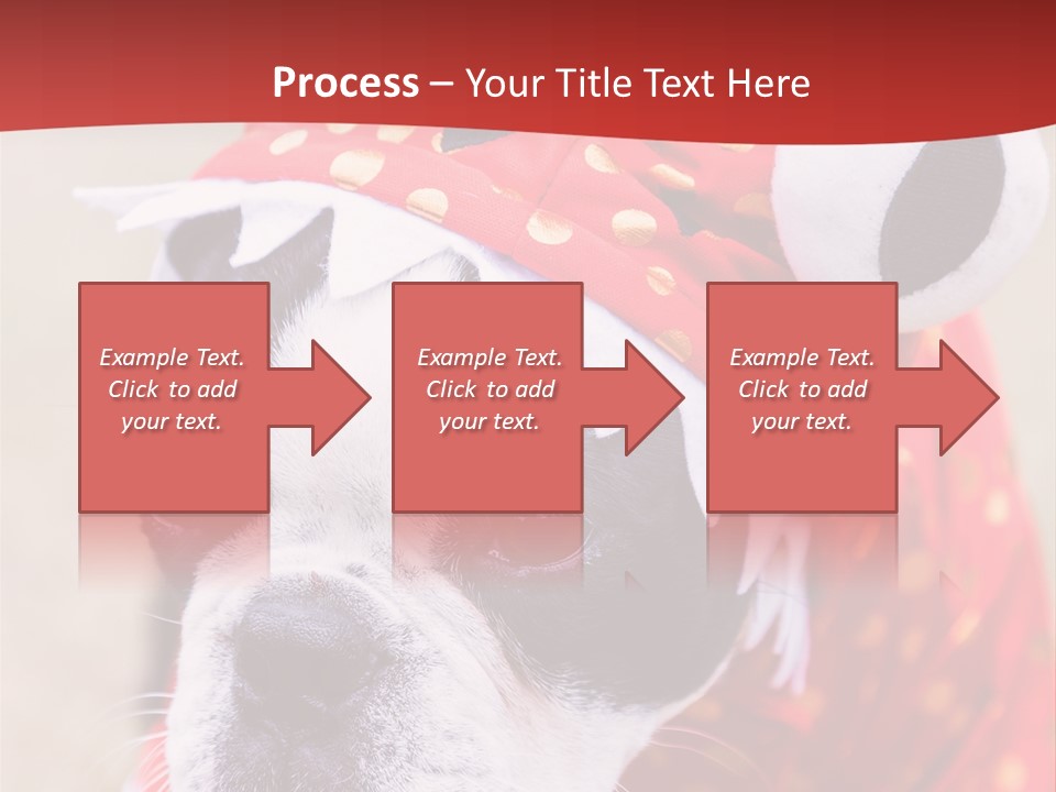 Silly Puppy Cute Funny Costume PowerPoint Template