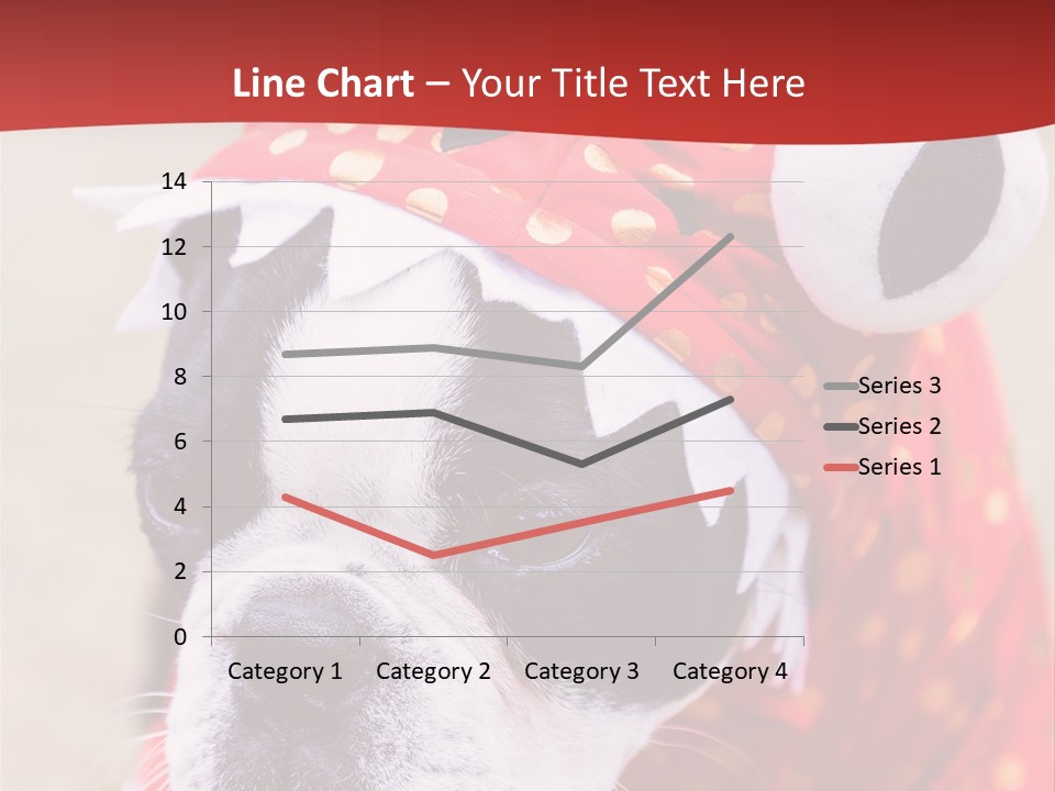 Silly Puppy Cute Funny Costume PowerPoint Template