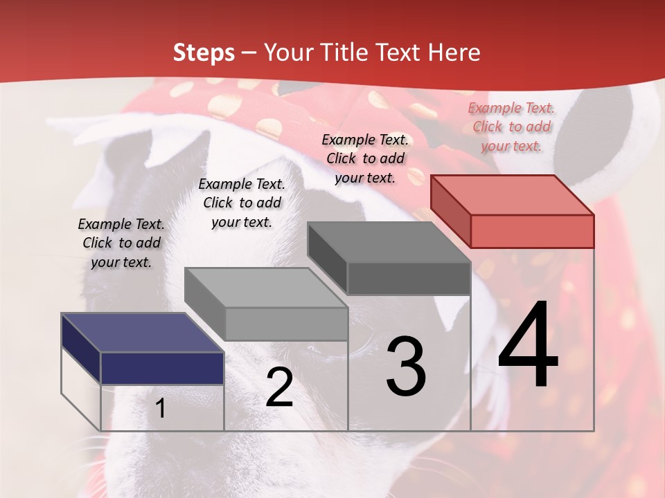 Silly Puppy Cute Funny Costume PowerPoint Template