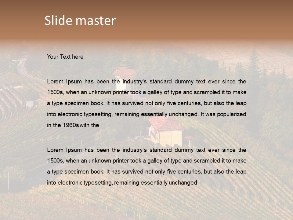 Hanging Rug Tapestry PowerPoint Template