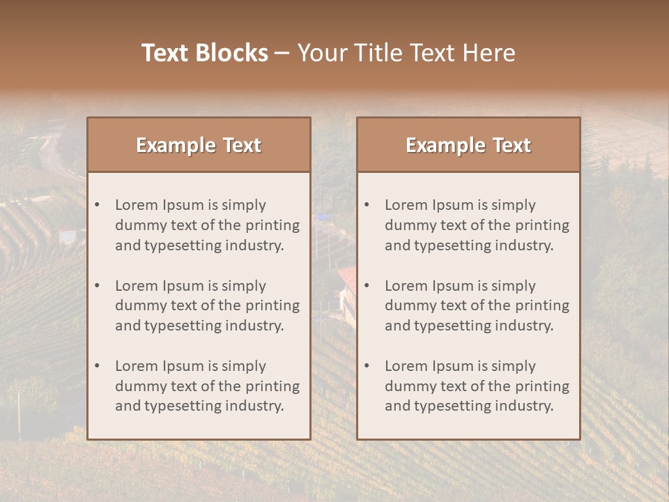 Hanging Rug Tapestry PowerPoint Template