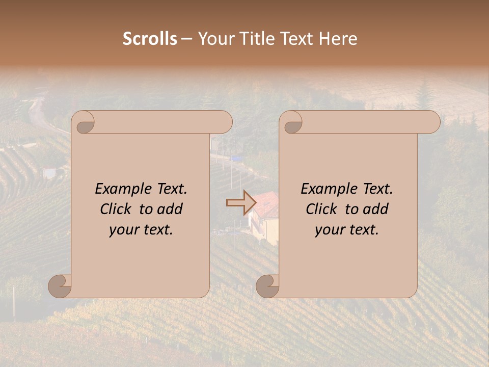 Hanging Rug Tapestry PowerPoint Template