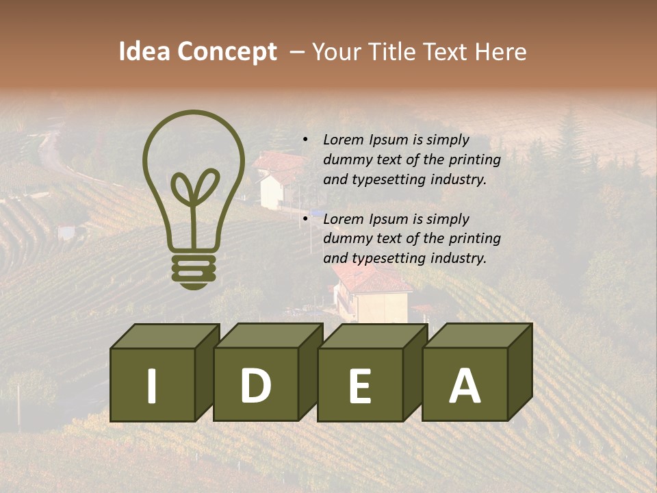 Hanging Rug Tapestry PowerPoint Template