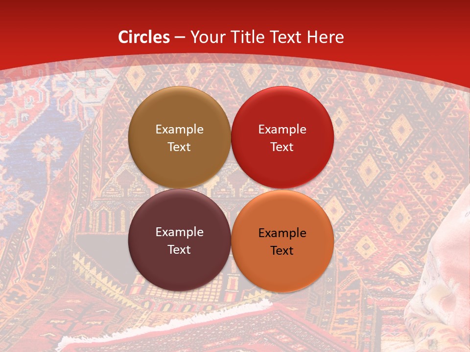 Hanging Rug Tapestry PowerPoint Template