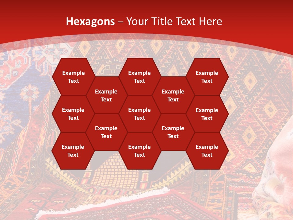 Hanging Rug Tapestry PowerPoint Template