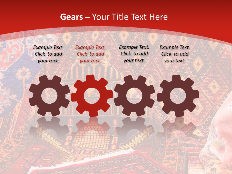 Hanging Rug Tapestry PowerPoint Template