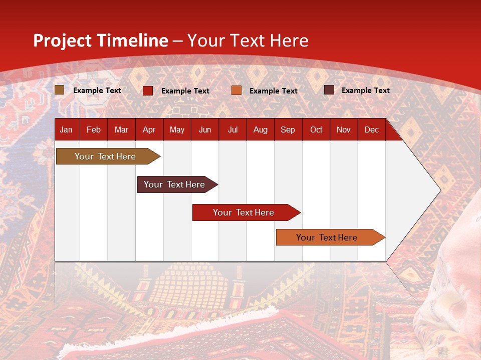 Hanging Rug Tapestry PowerPoint Template