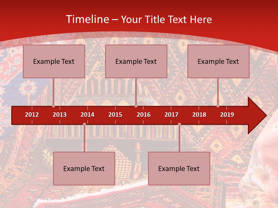 Hanging Rug Tapestry PowerPoint Template