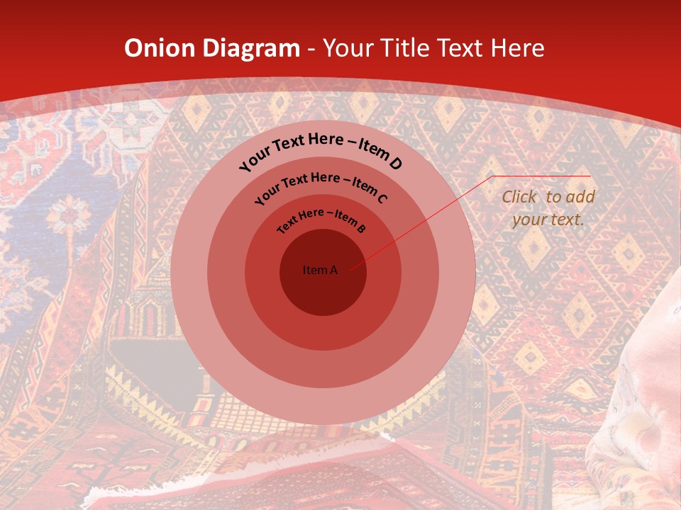 Hanging Rug Tapestry PowerPoint Template