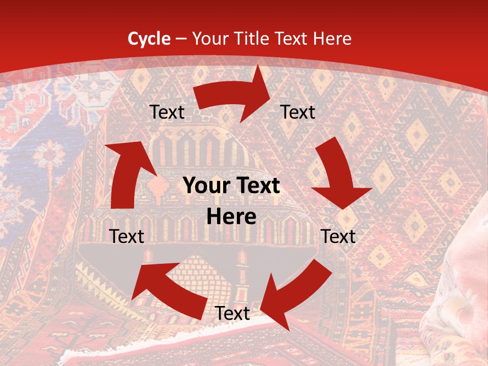 Hanging Rug Tapestry PowerPoint Template