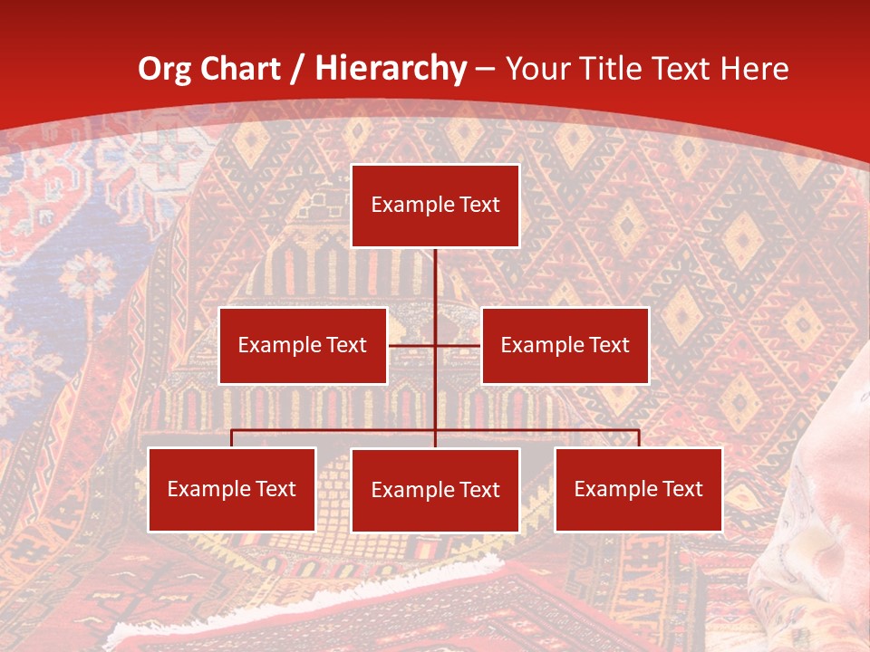 Hanging Rug Tapestry PowerPoint Template