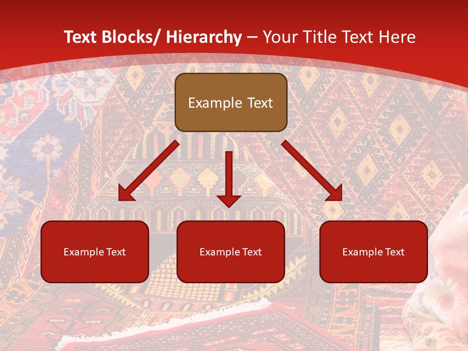 Hanging Rug Tapestry PowerPoint Template