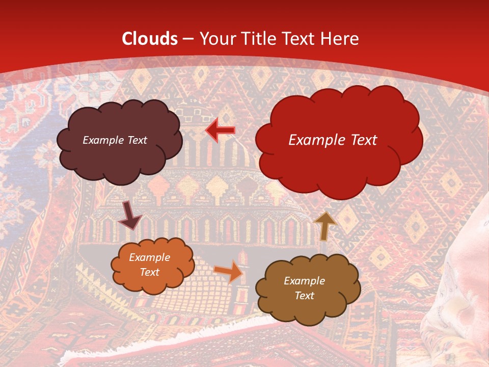 Hanging Rug Tapestry PowerPoint Template